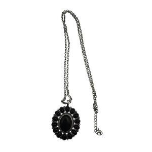 Paparazzi MOJAVE MEDALLION black necklace